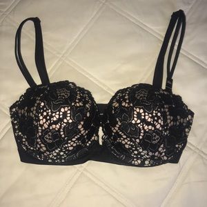 Victoria Secret Lace Push up, strapless bra